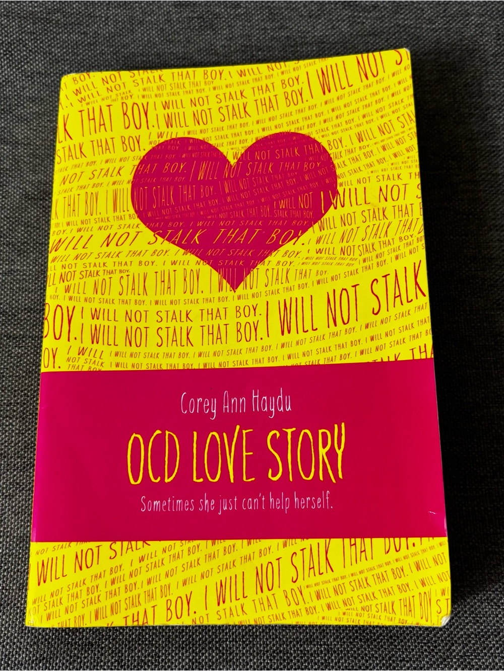 OCD Love Story by Corey Ann Haydu - YA Contemporary Fiction